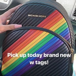 Michael Kors rainbow addition backpack